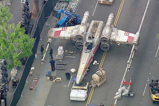 Star Wars Rogue One. Ala-X a tamaño real Un Ala-X de Rogue One a tamaño real