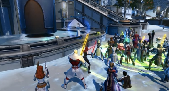 SWTOR Homenaje a Carrie Fisher Star Wars the old republic