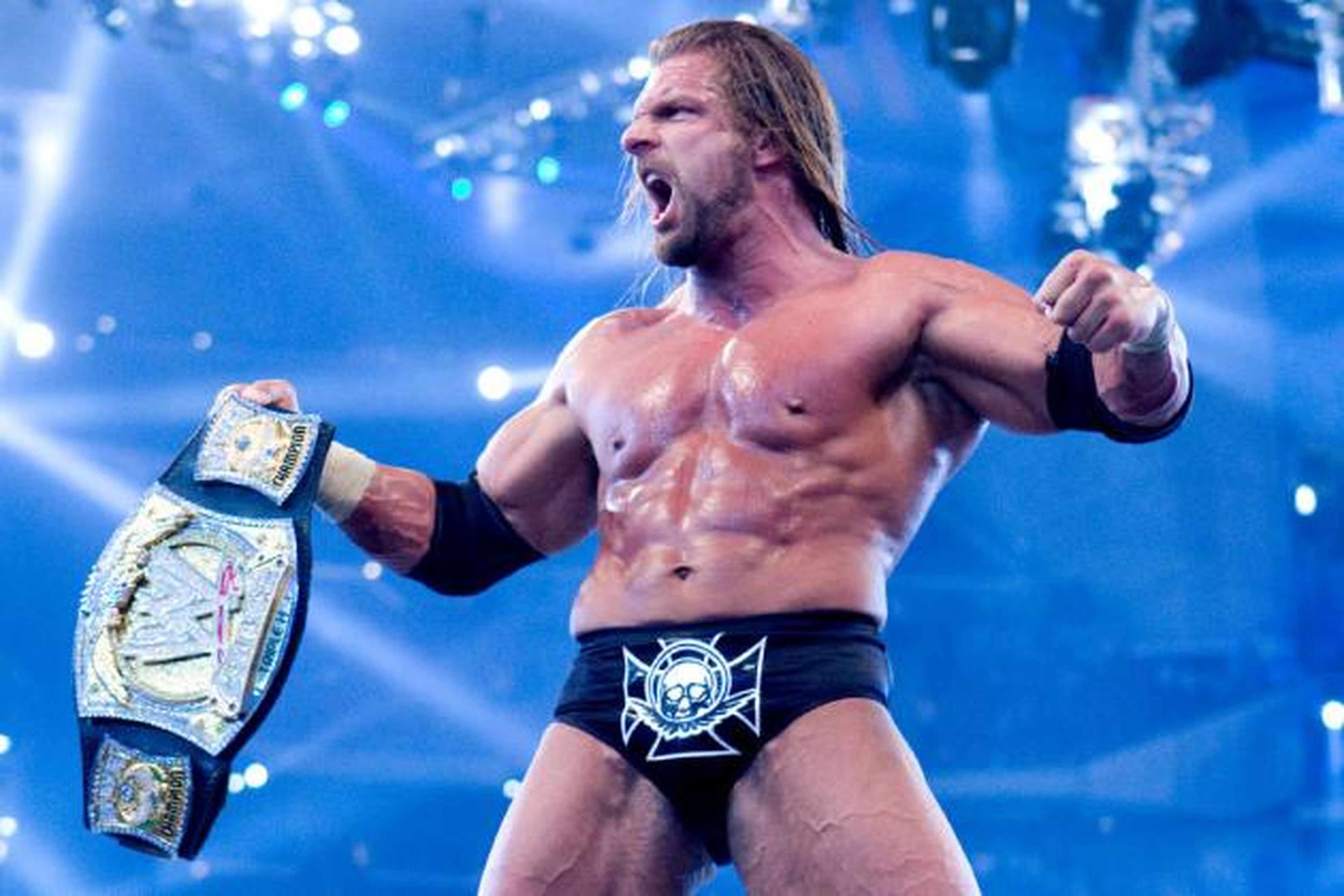 Triple H como Campeón de la WWE