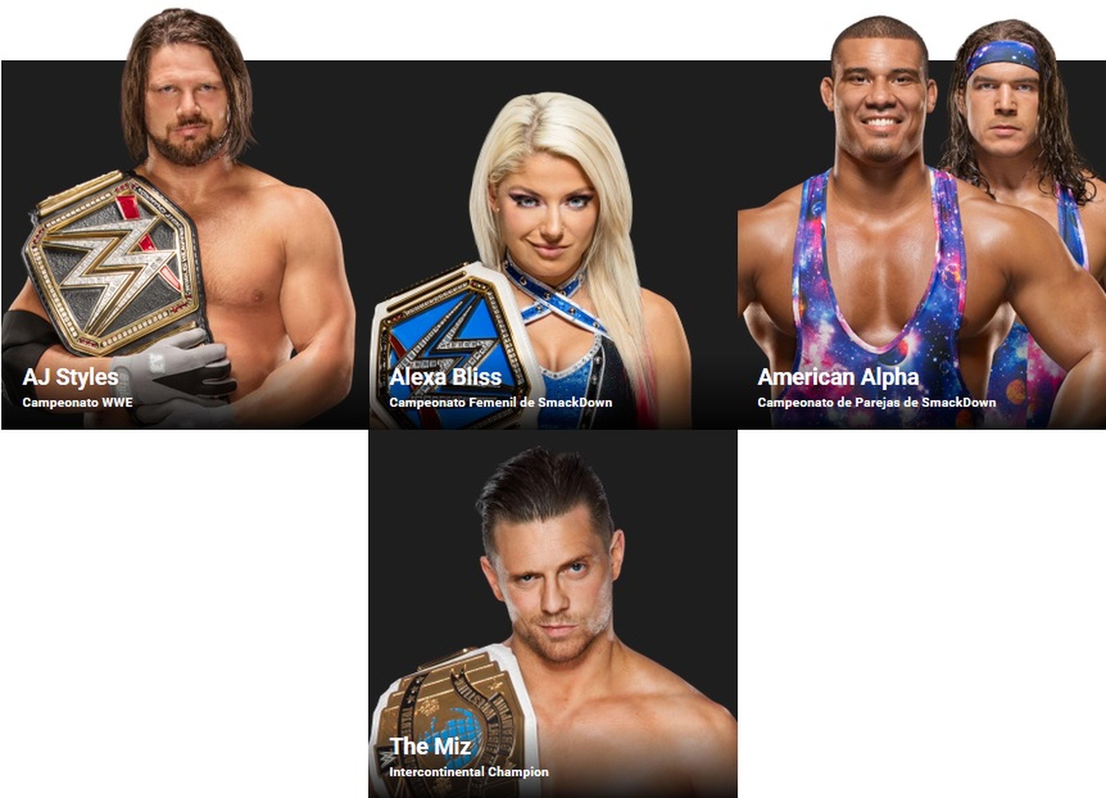 WWE - Campeones de SmackDown Live