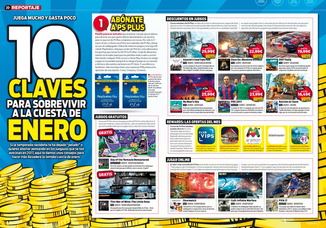 10 claves para superar la cuesta de enero en Playmania 219 10 claves para superar la cuesta de enero en Playmania 219