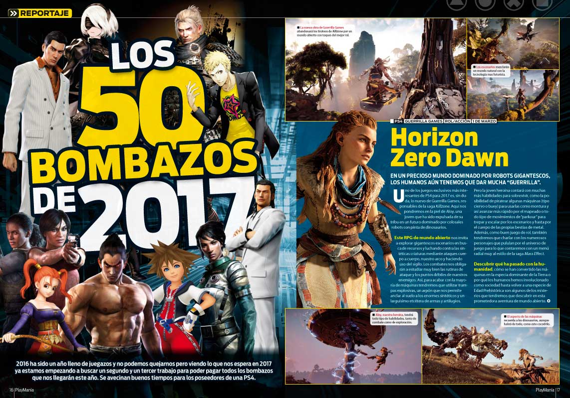 Los 50 bombazos de 2017 en Playmania 219 Los 50 bombazos de 2017 en Playmania 219