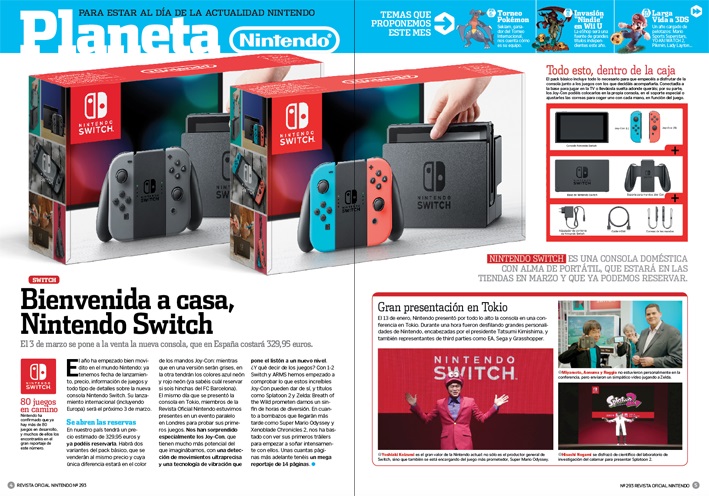 Bienvenida a casa, Nintendo Switch Switch llegará el 3 de marzo a un precio de 329,95 €