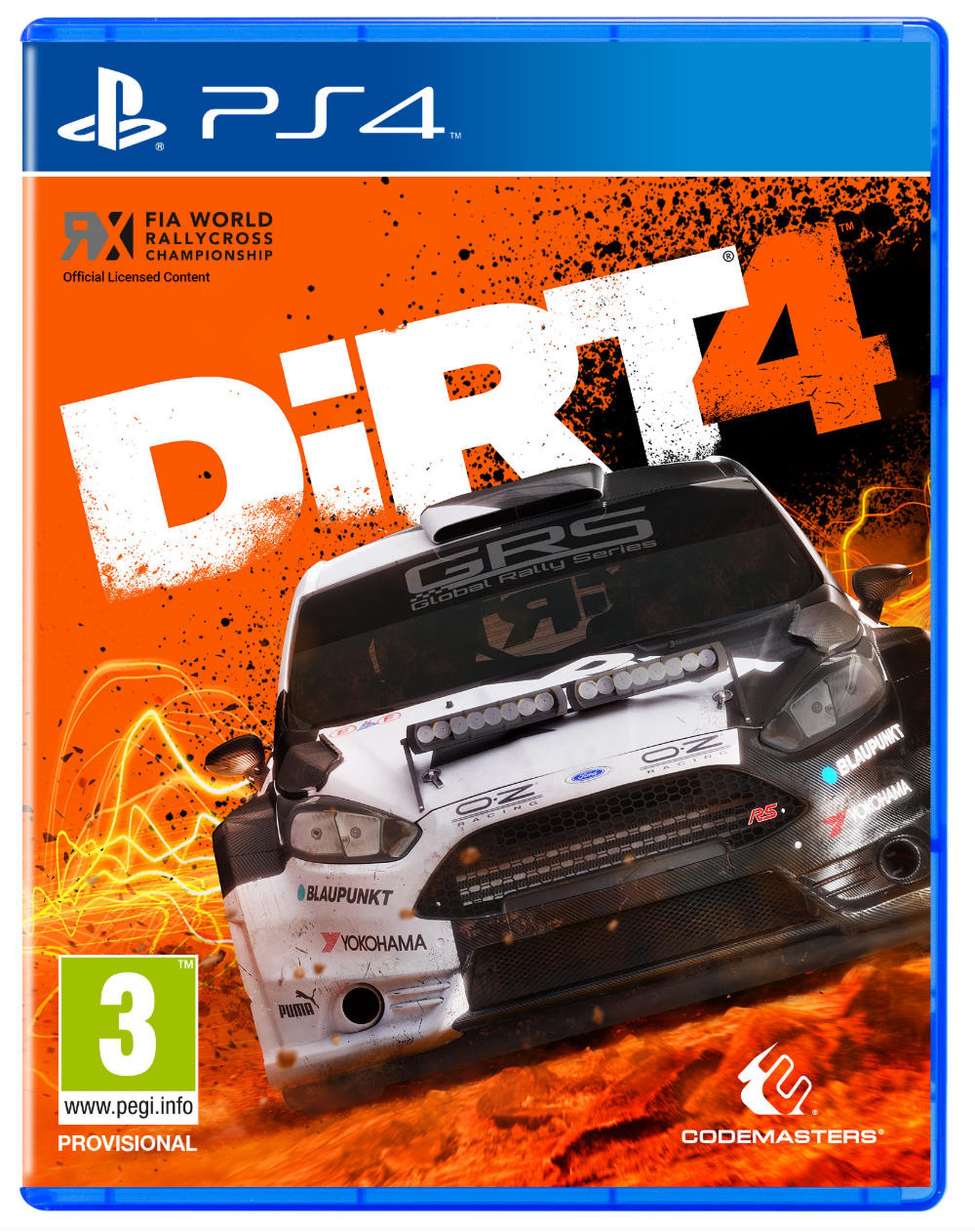 Carátula de DiRT 4 para PS4