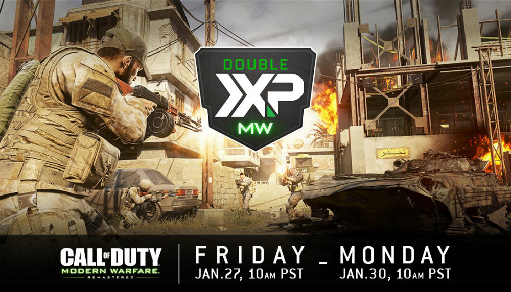 Doble experiencia CoD Modern Warfare Remastered Doble experiencia CoD Modern Warfare Remastered