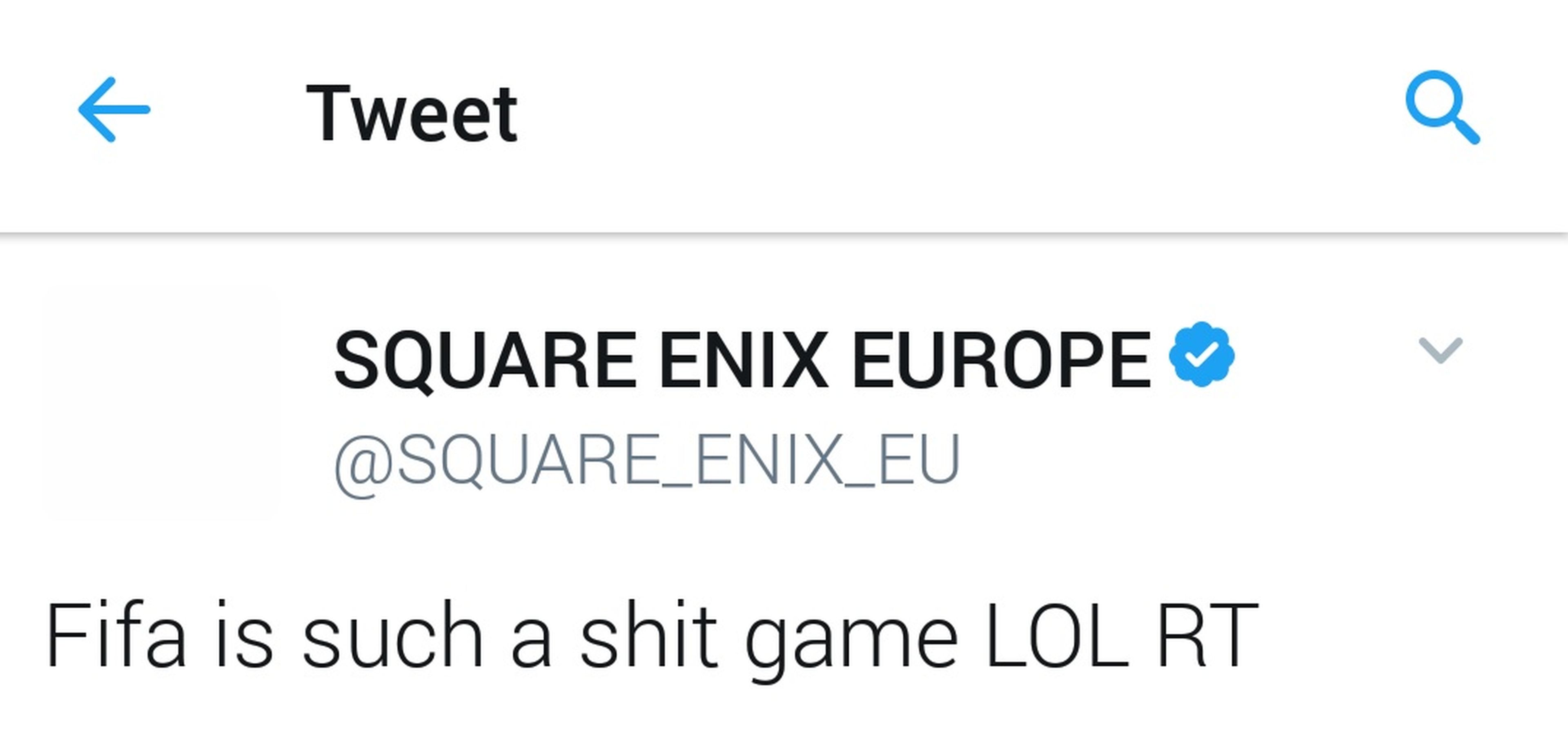 Hackean la cuenta de Square Enix Europa en Twitter