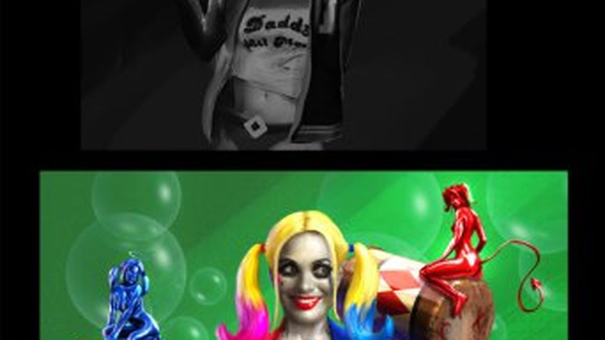 Escuadrón Suicida Nuevos Artes Conceptuales Del Joker Harley Quinn Y