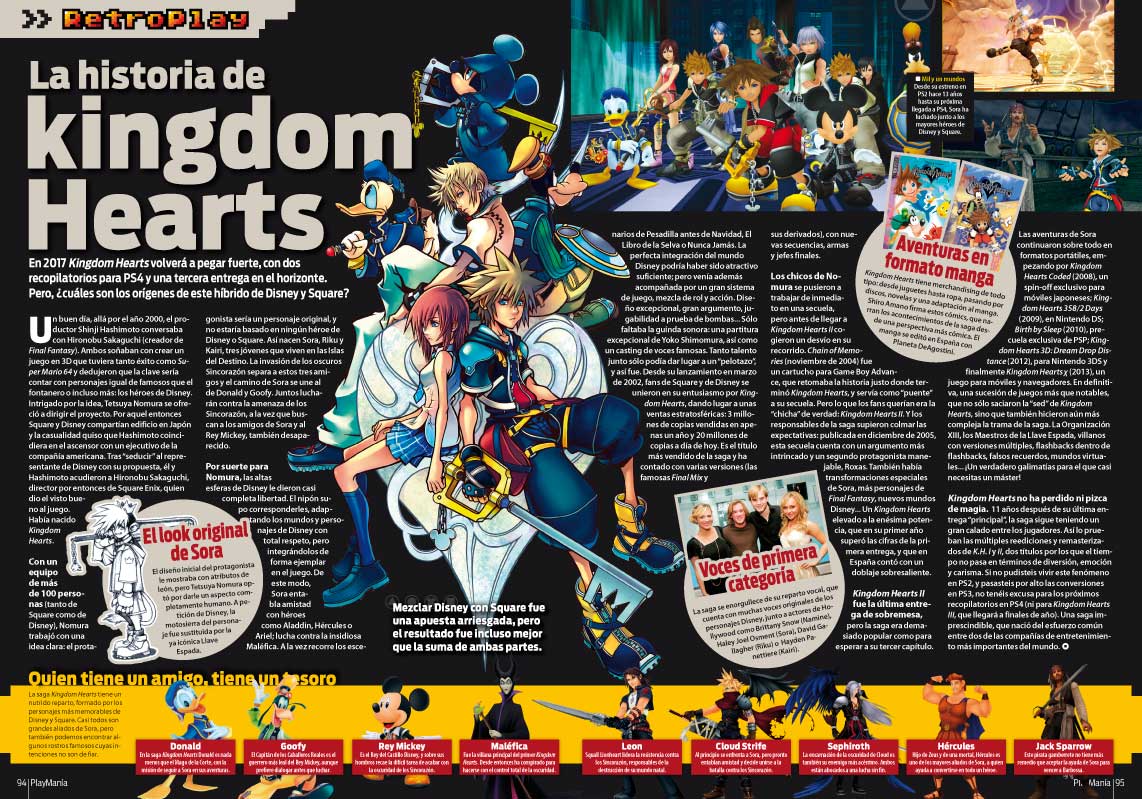 La historia de Kingdom Hearts en Playmania 219 La historia de Kingdom Hearts en Playmania 219