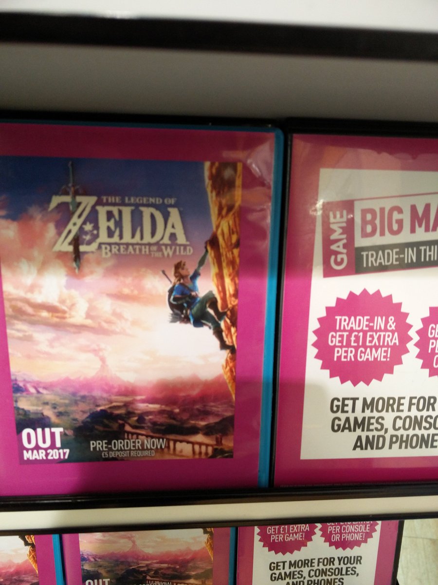 The Legend of Zelda Breath of the Wild - Fecha de lanzamiento filtrada The Legend of Zelda Breath of the Wild - Fecha de lanzamiento filtrada