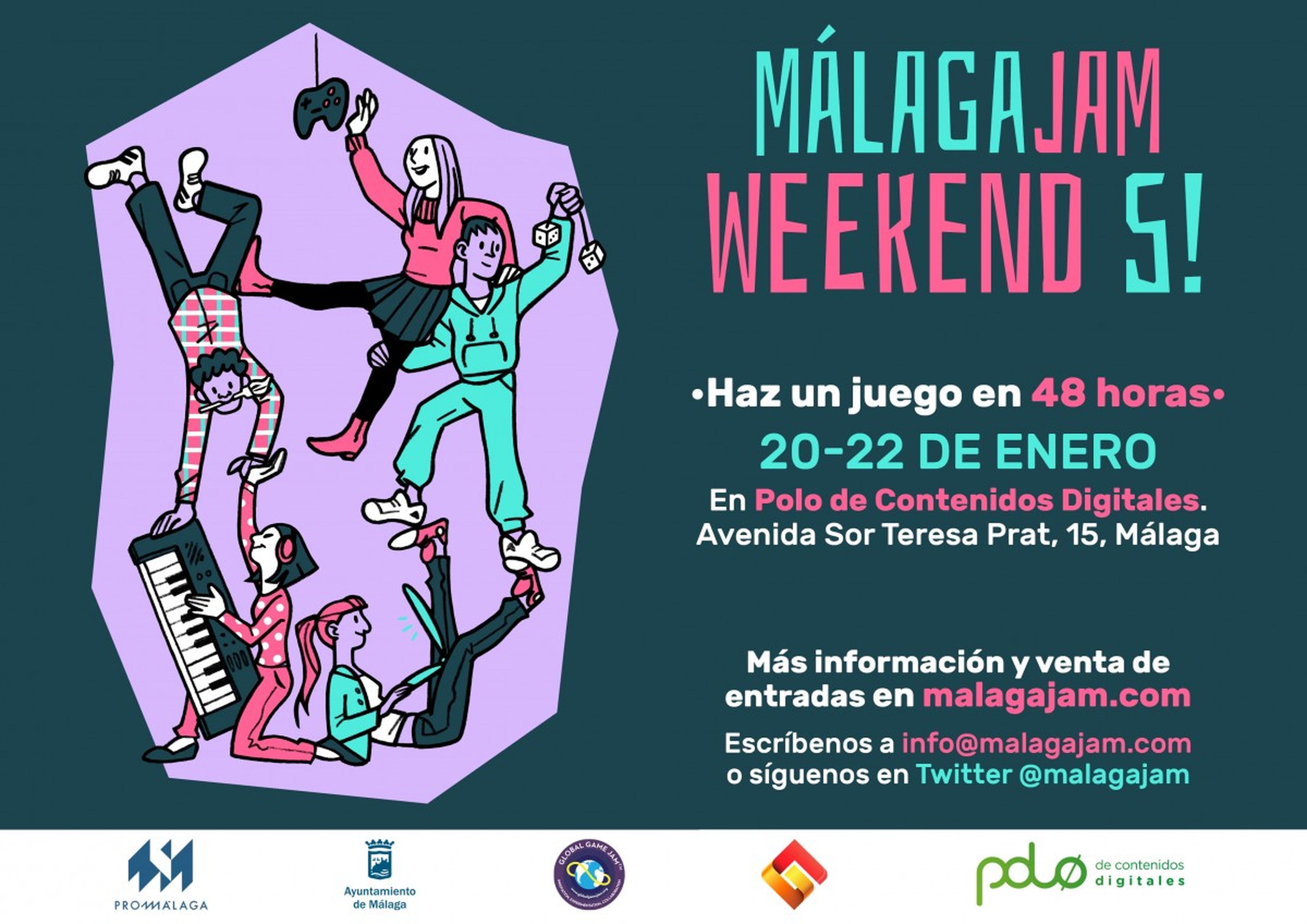 Todos los datos sobre MálagaJam Weekend 5.