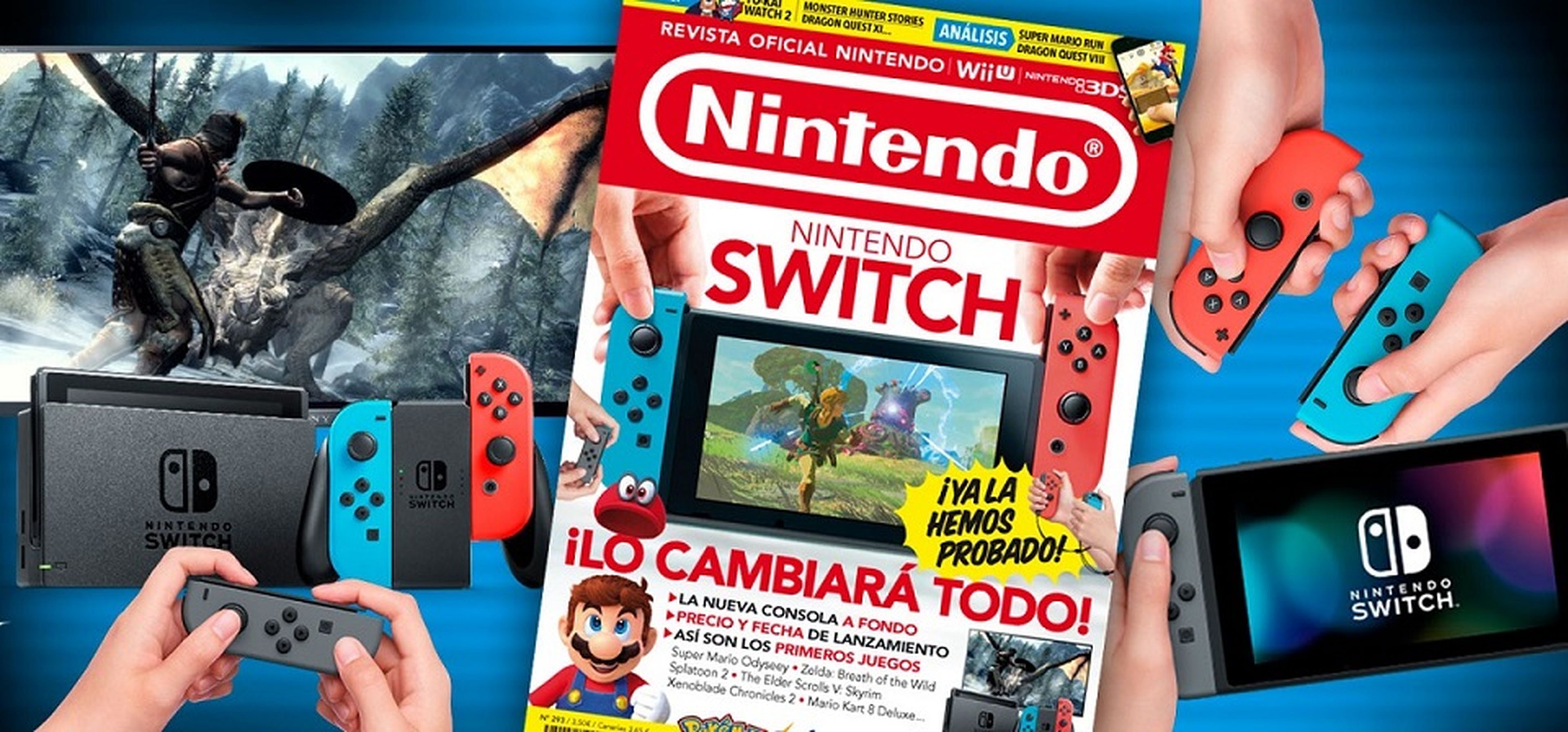 Nintendo Switch es portada de la Revista Oficial Nintendo Nº 293