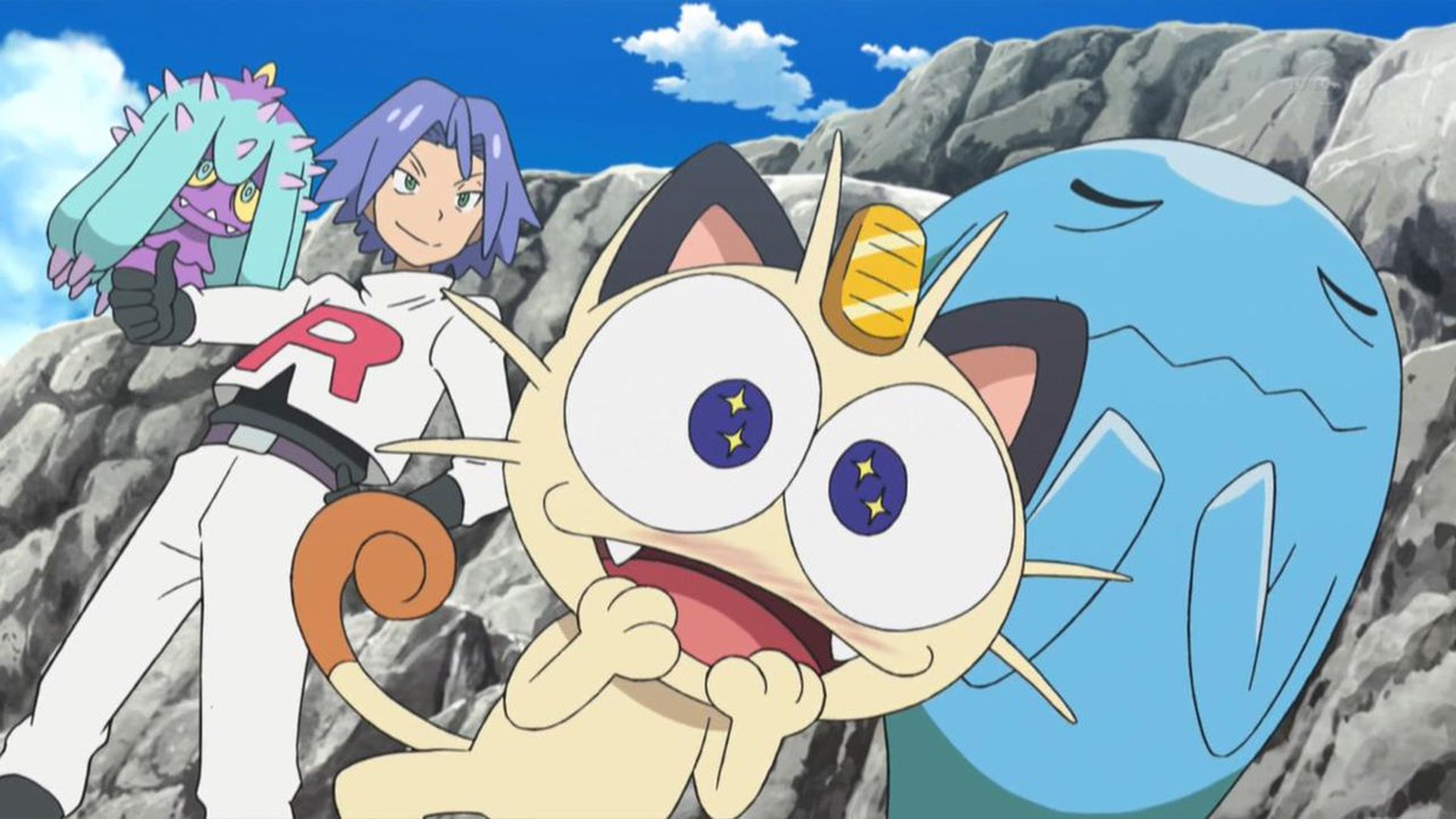 Pokémon Sol y Luna - El Team Rocket derrota a Ash en combate