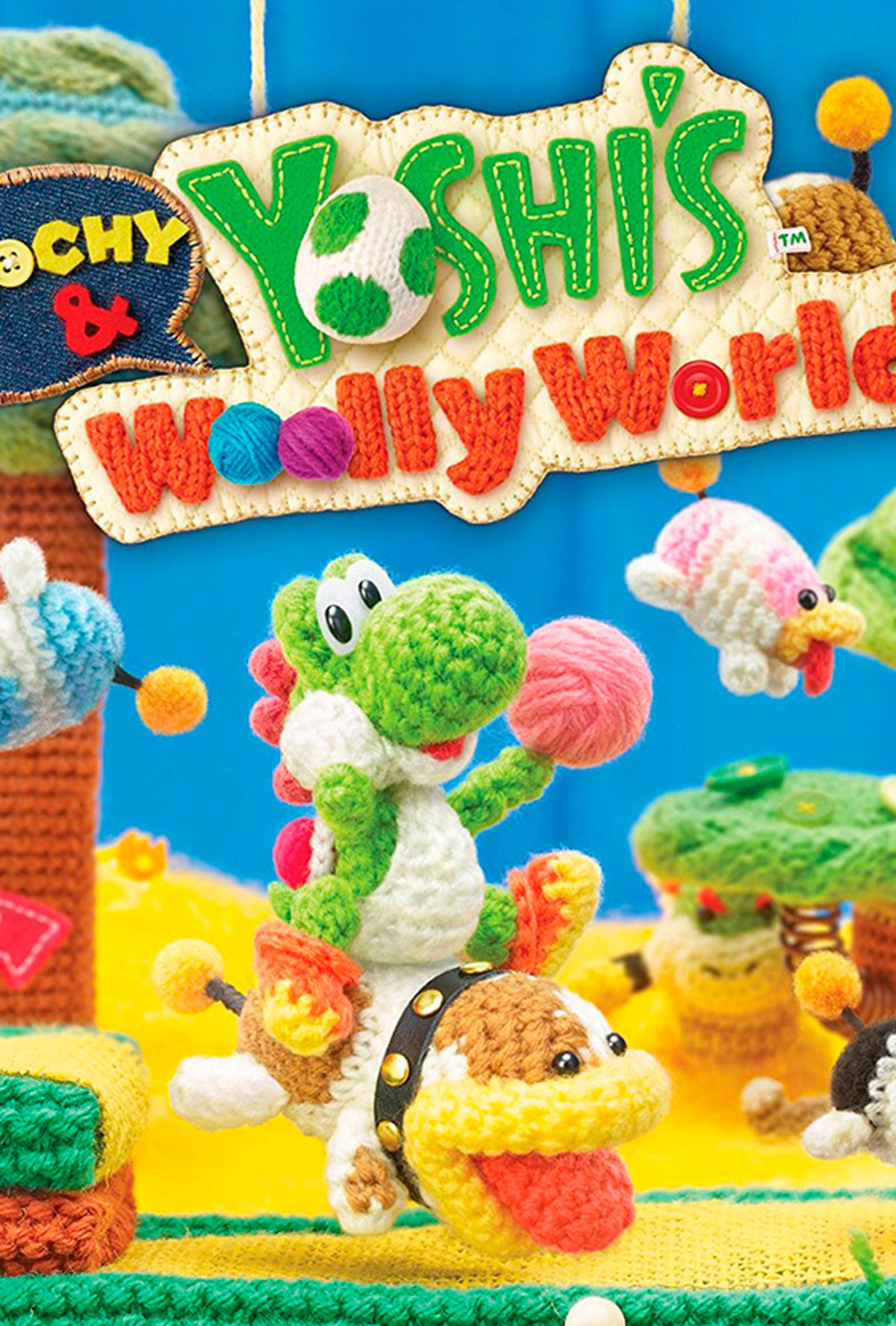 Poochy & Yoshi's Woolly World - Carátula