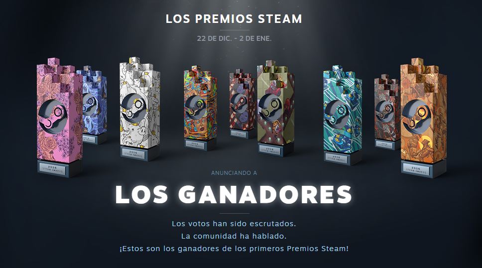 Premios Steam 2016 Premios Steam 2016