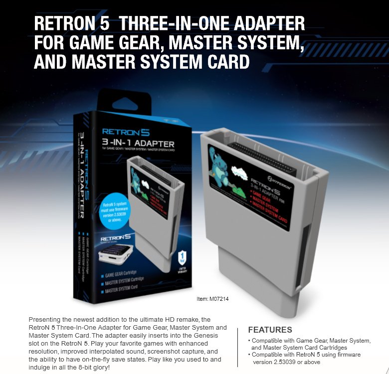 Retron 5 adaptador tres en uno Retron 5 adaptador tres en uno