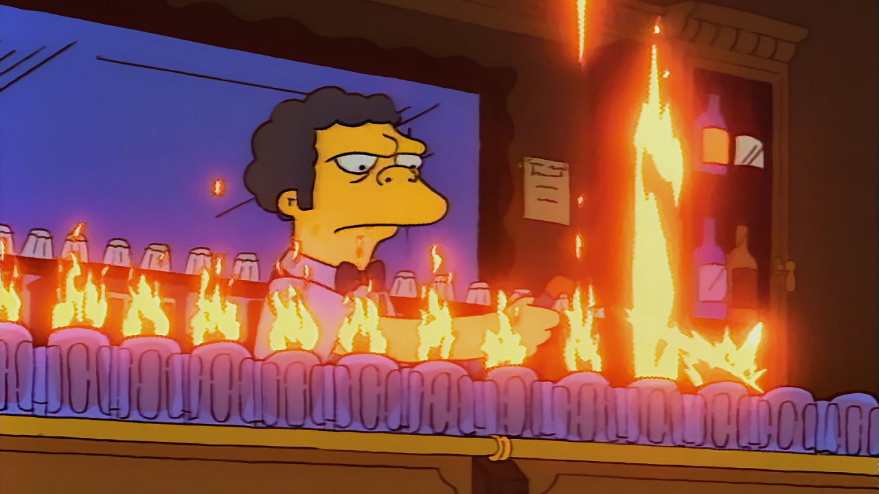 simpson 3x10 flameado