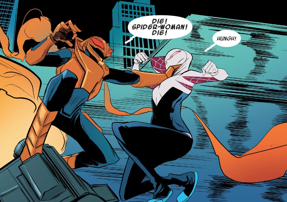Spider Gwen vs. Duende Spider Gwen vs. Duende