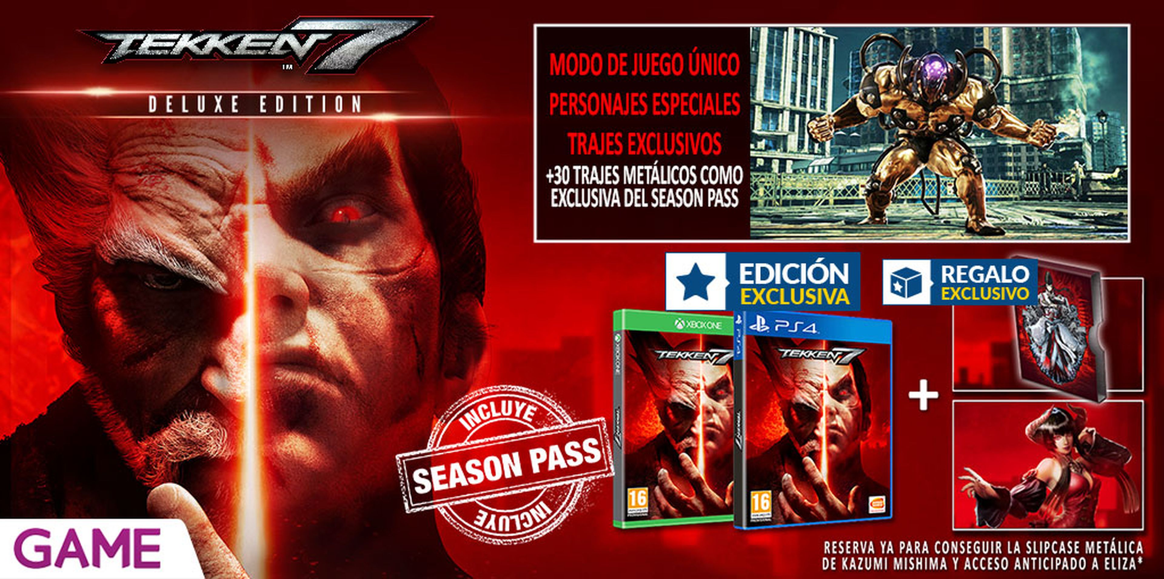 Tekken 7 - Edición Deluxe exclusiva de GAME