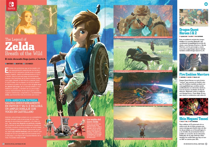 Todos los juegos de Nintendo Switch, de Zelda: Breath of the Wild a Super Mario Odyssey o Splatoon 2. Zelda: Breath of the Wild