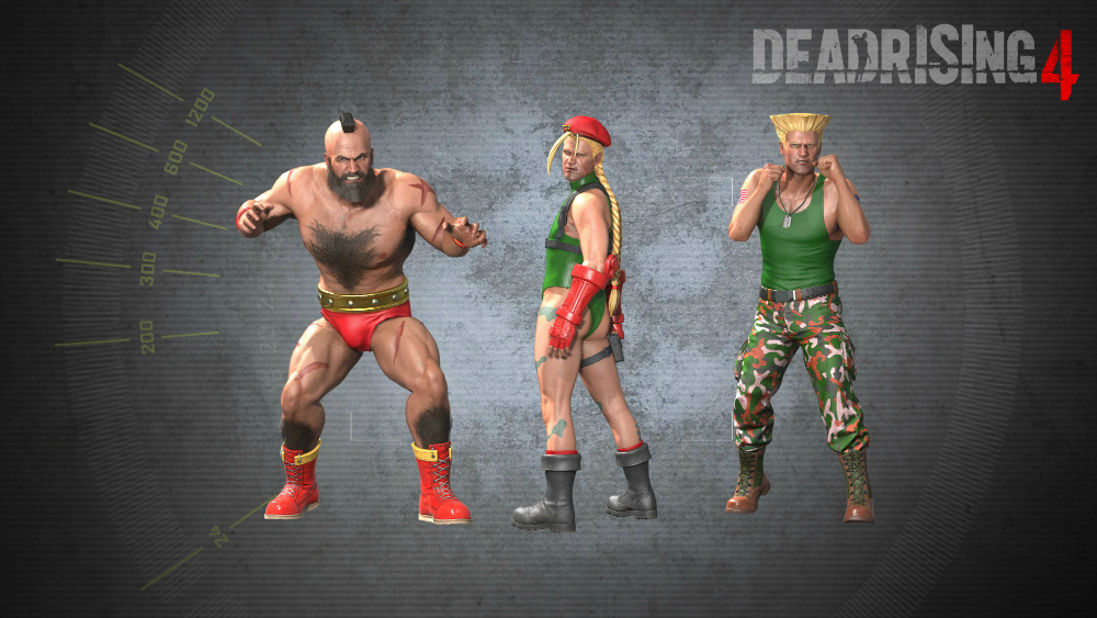Trajes de Street Fighter para Dead Rising 4 Trajes de Street Fighter para Dead Rising 4