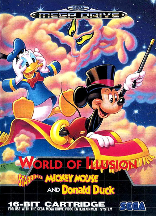 World of Illusion Starring Mickey Mouse and Donald Duck World of Illusion Starring Mickey Mouse and Donald Duck Mega Drive
