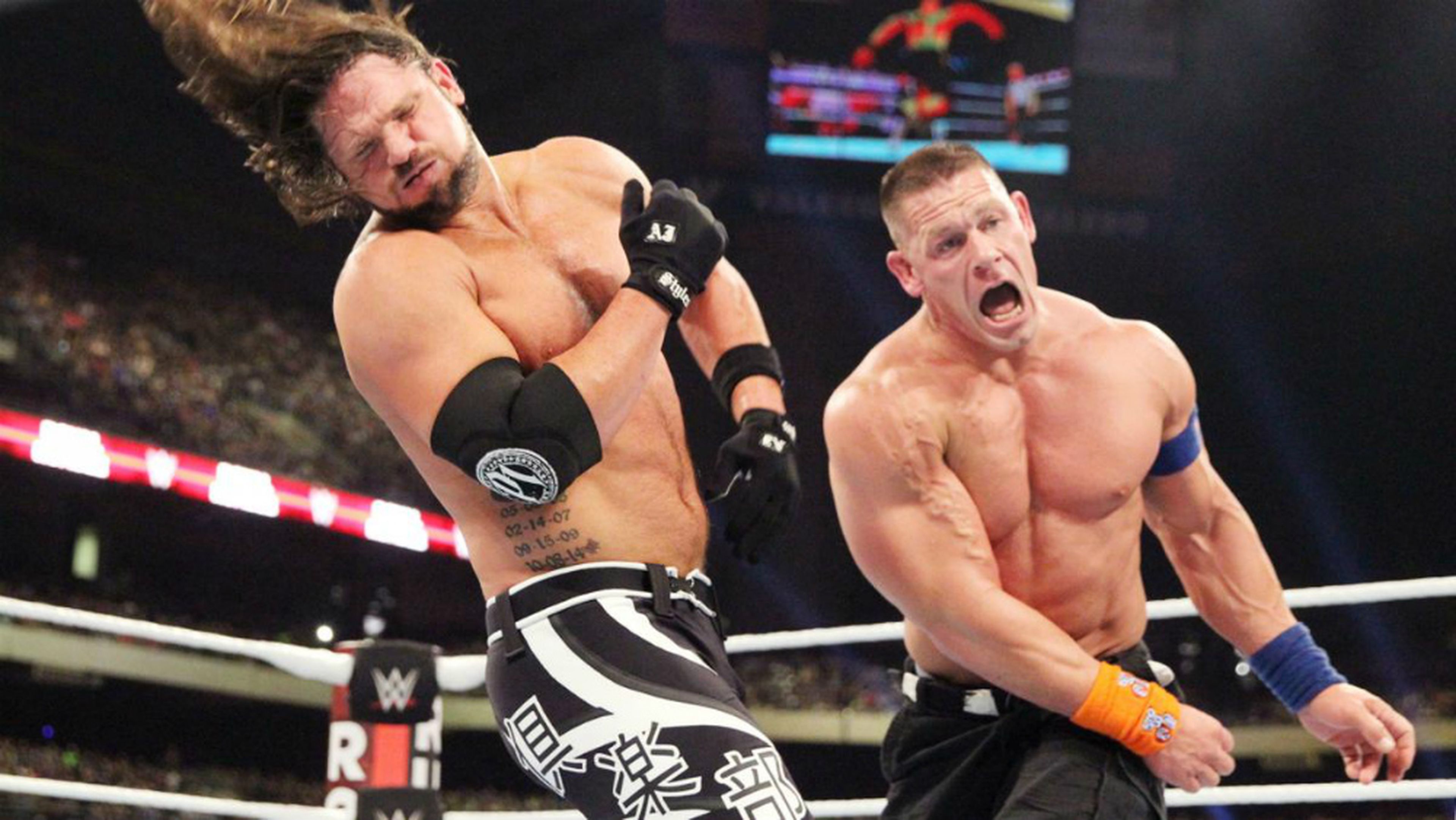 WWE - John Cena vs. AJ Styles en Royal Rumble 2017