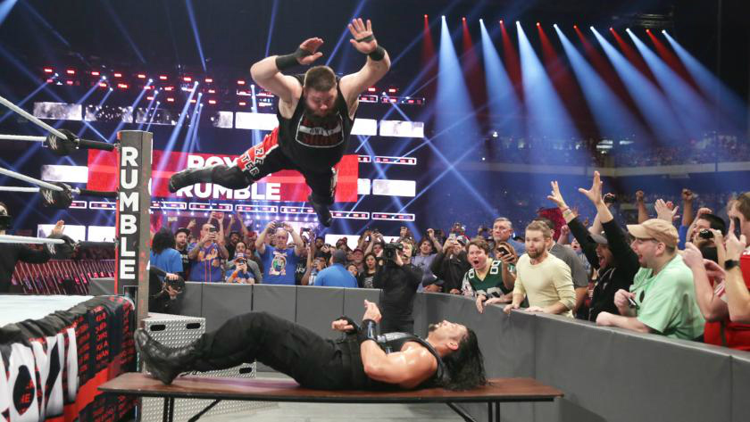 WWE - Kevin Owens vs Roman Reigns en Royal Rumble 2017 WWE - Kevin Owens vs Roman Reigns en Royal Rumble 2017
