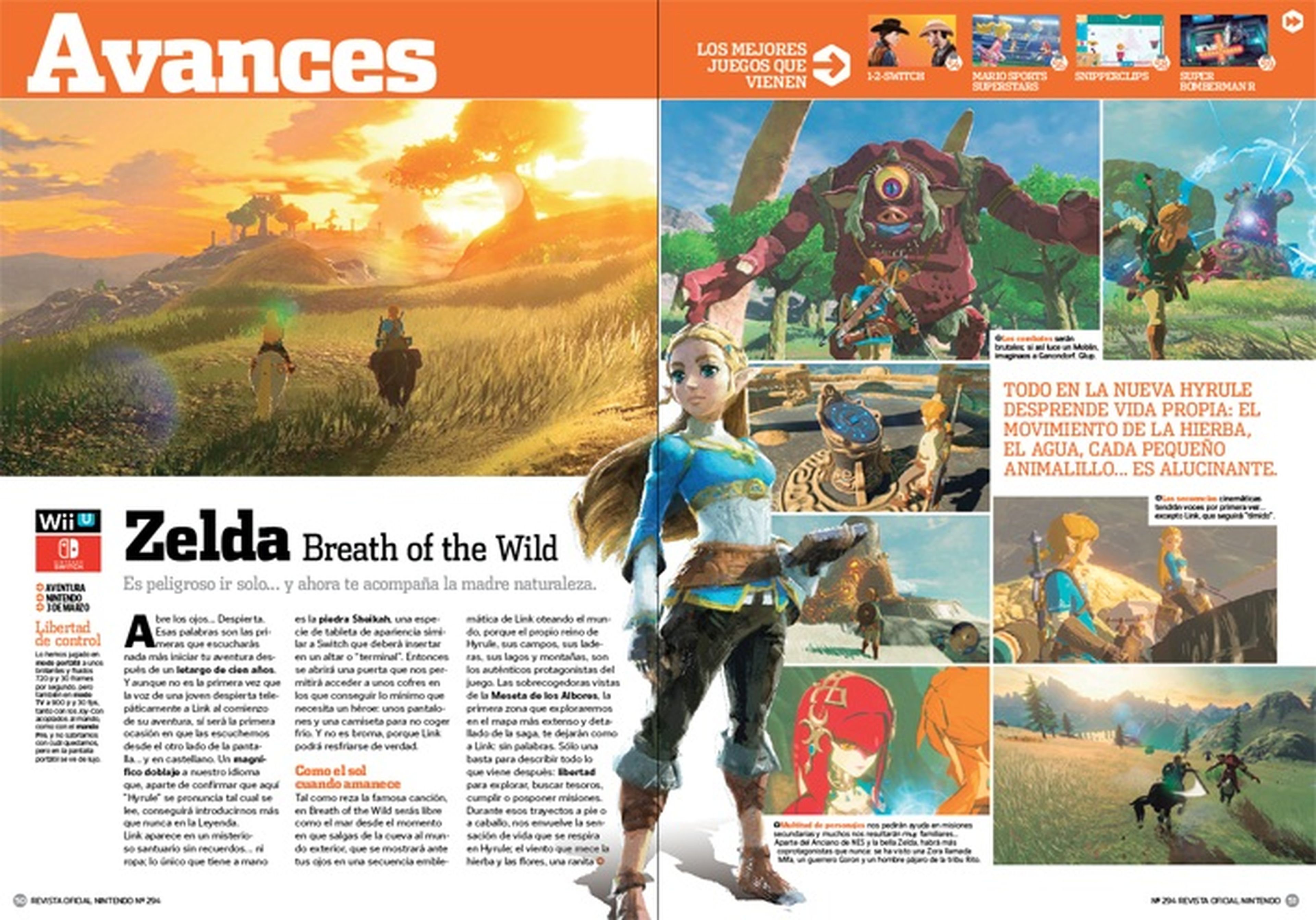 Avance Zelda: Breath of the Wild - RON 294