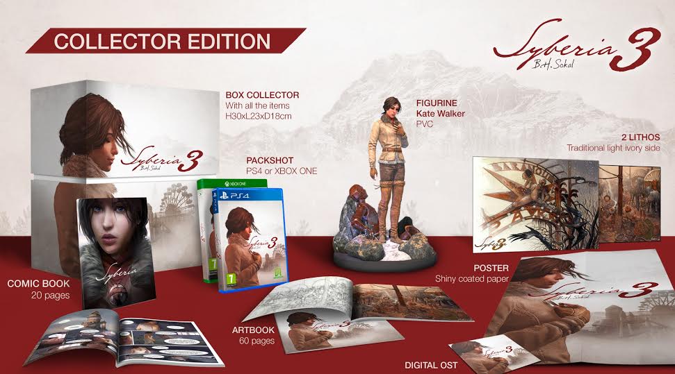 Edición Coleccionista de Syberia 3 Edición Coleccionista de Syberia 3