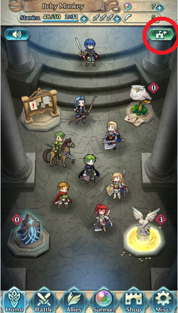 Fire Emblem Heroes castillo Fire Emblem Heroes castillo