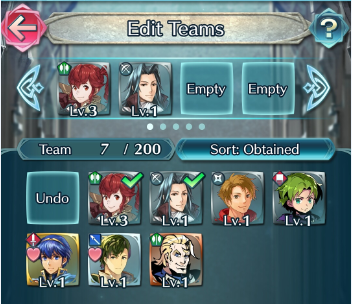 Fire Emblem Heroes equipo Fire Emblem Heroes equipo