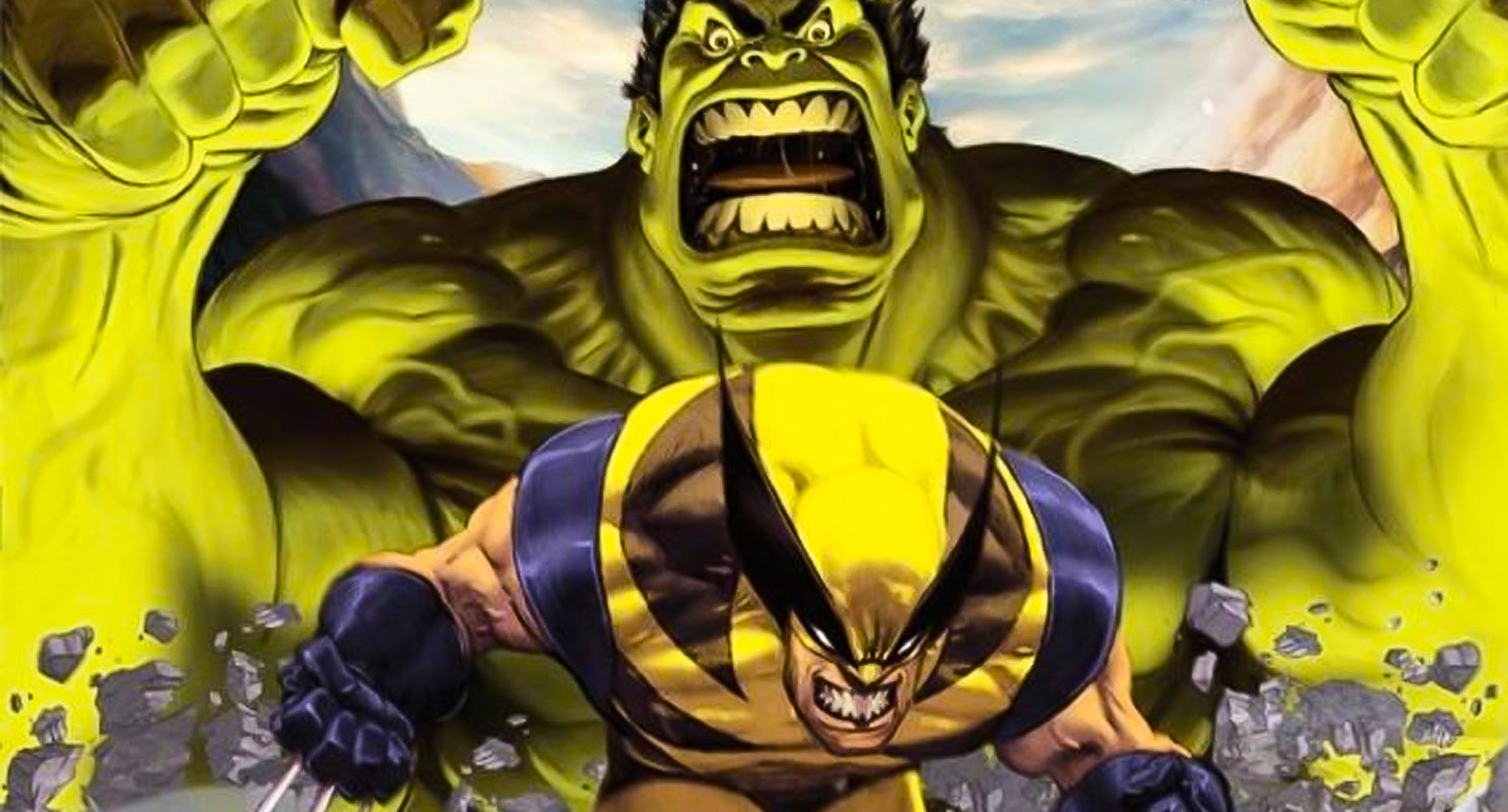 Hulk Lobezno Wolverine