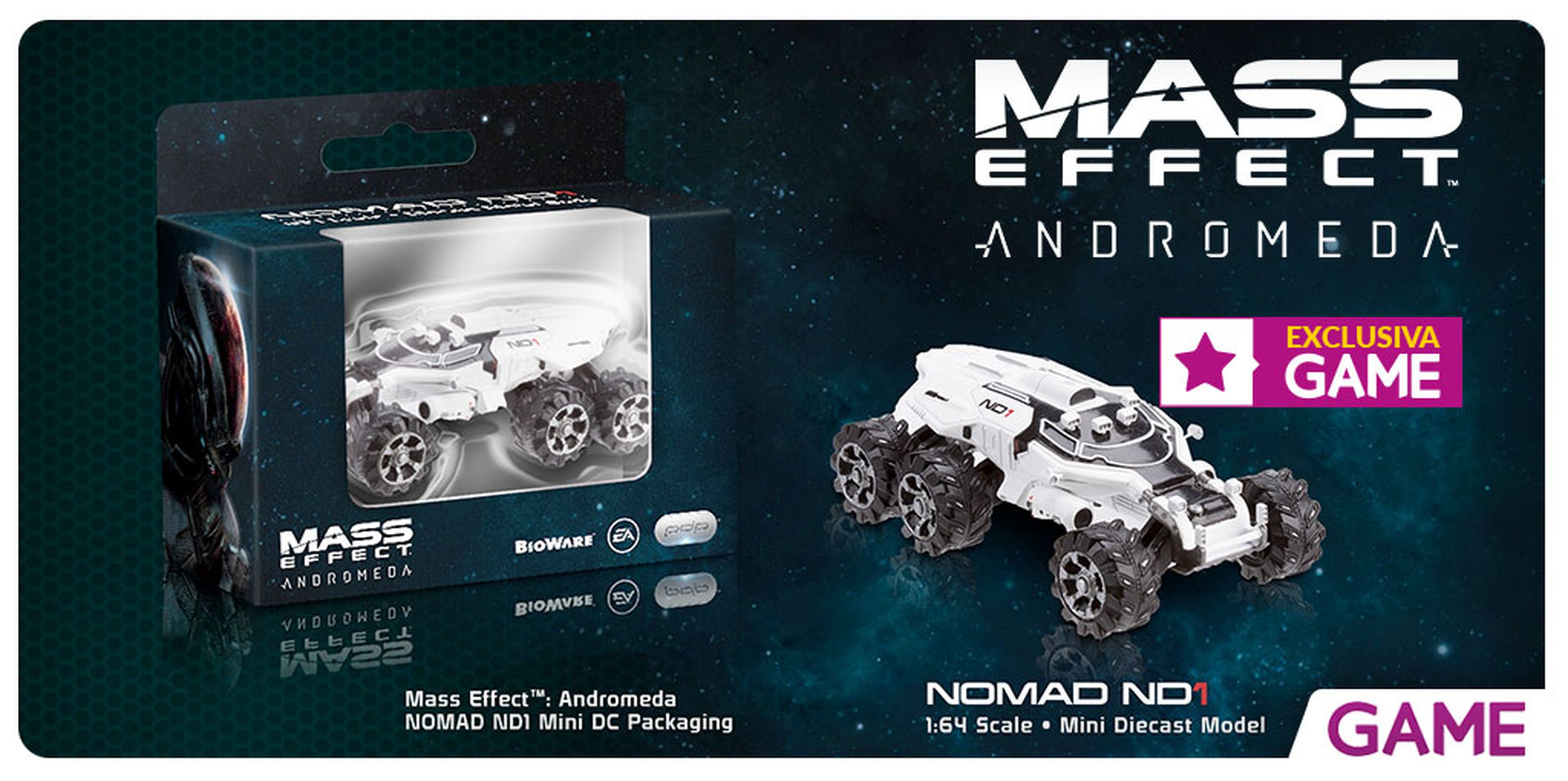 Merchandising exclusivo de Mass Effect Andromeda en GAME