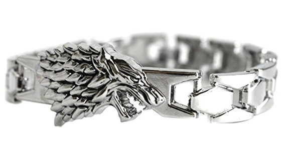 Pulsera Juego de Tronos Jon Nieve plata