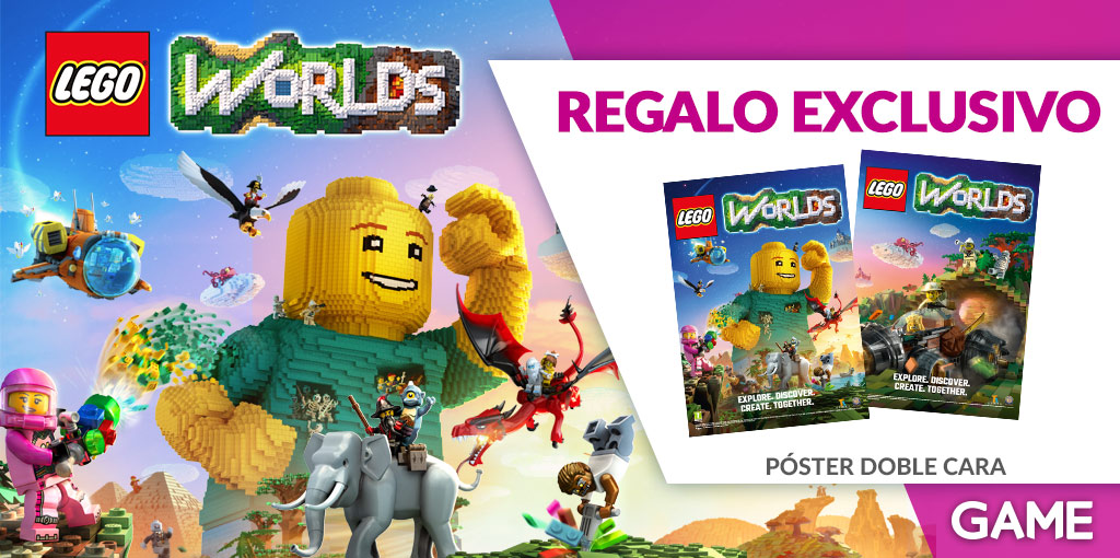 Regalo exclusivo de reserva de LEGO Worlds en GAME Regalo exclusivo de reserva de LEGO Worlds en GAME