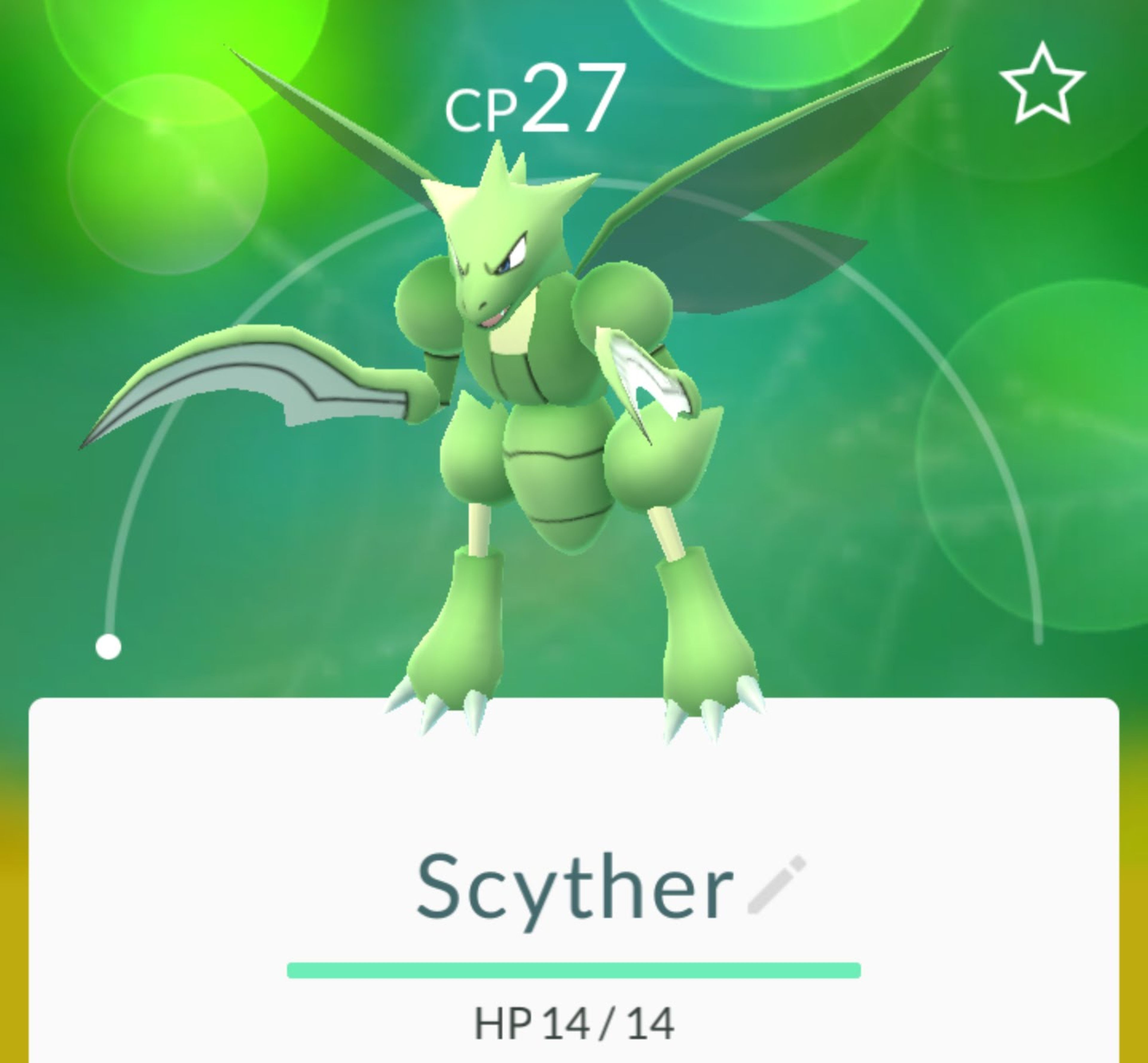 Scyther Pokémon GO