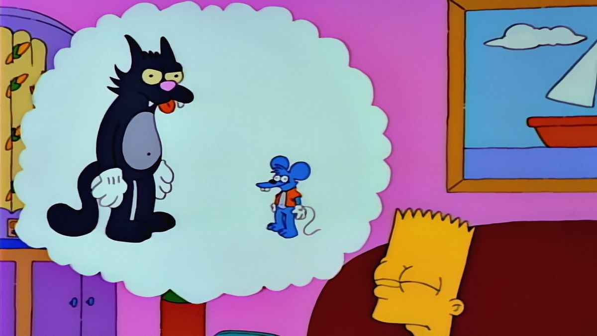 Los Simpson 04x06: Rasca y Pica: La Película - Disciplina