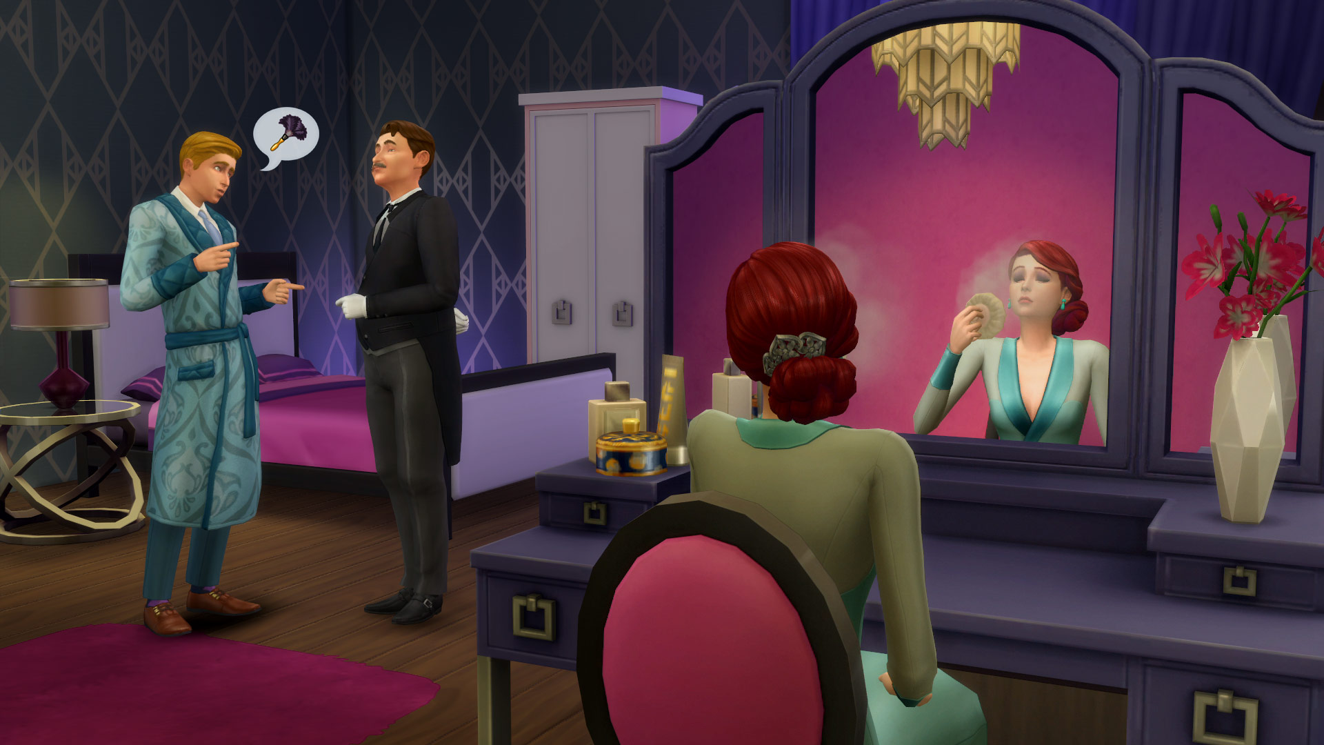 Los Sims 4 Glamour Vintage Los Sims 4 Glamour Vintage pantalla