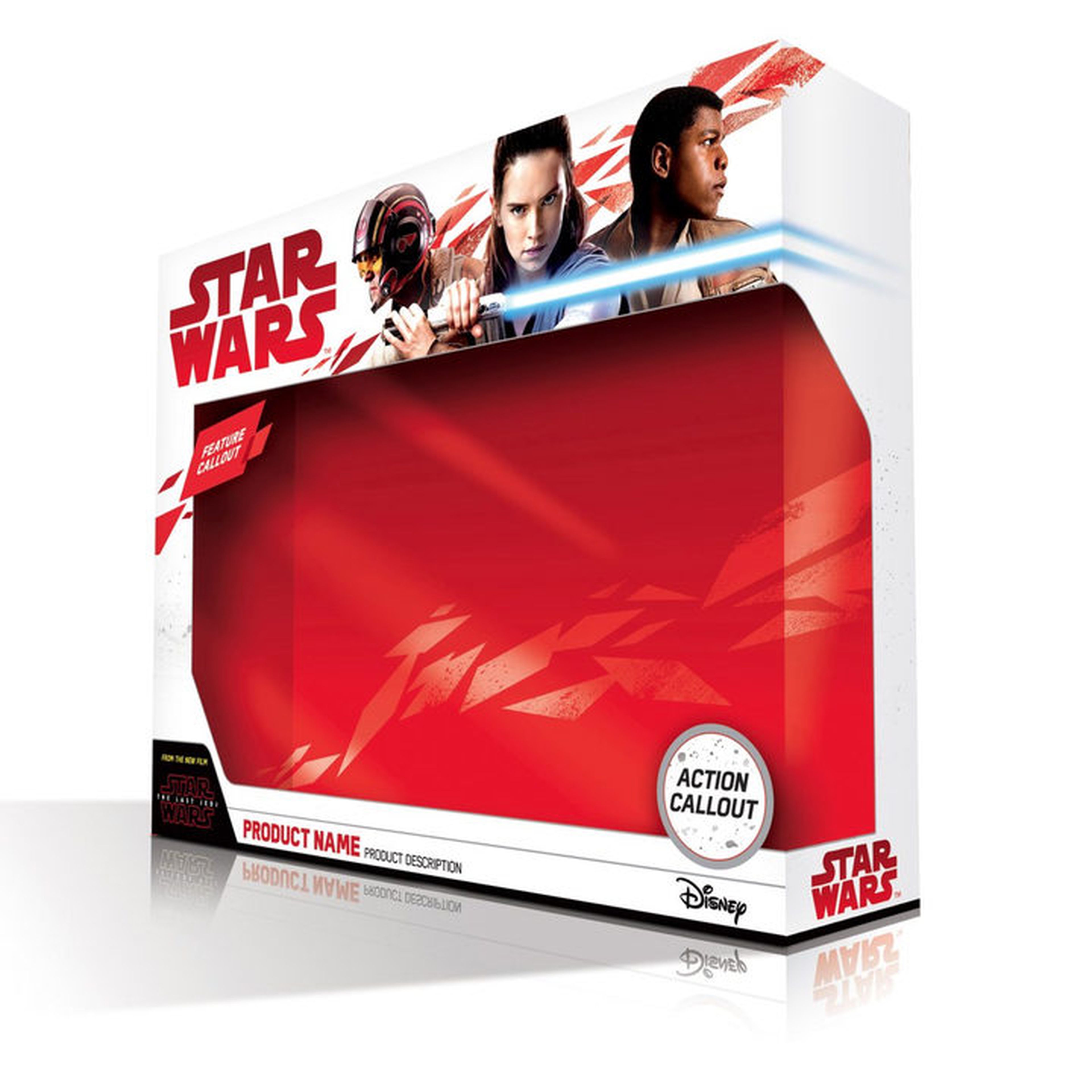 Star Wars: The Last Jedi - Rey, Finn y Poe en el merchandising oficial