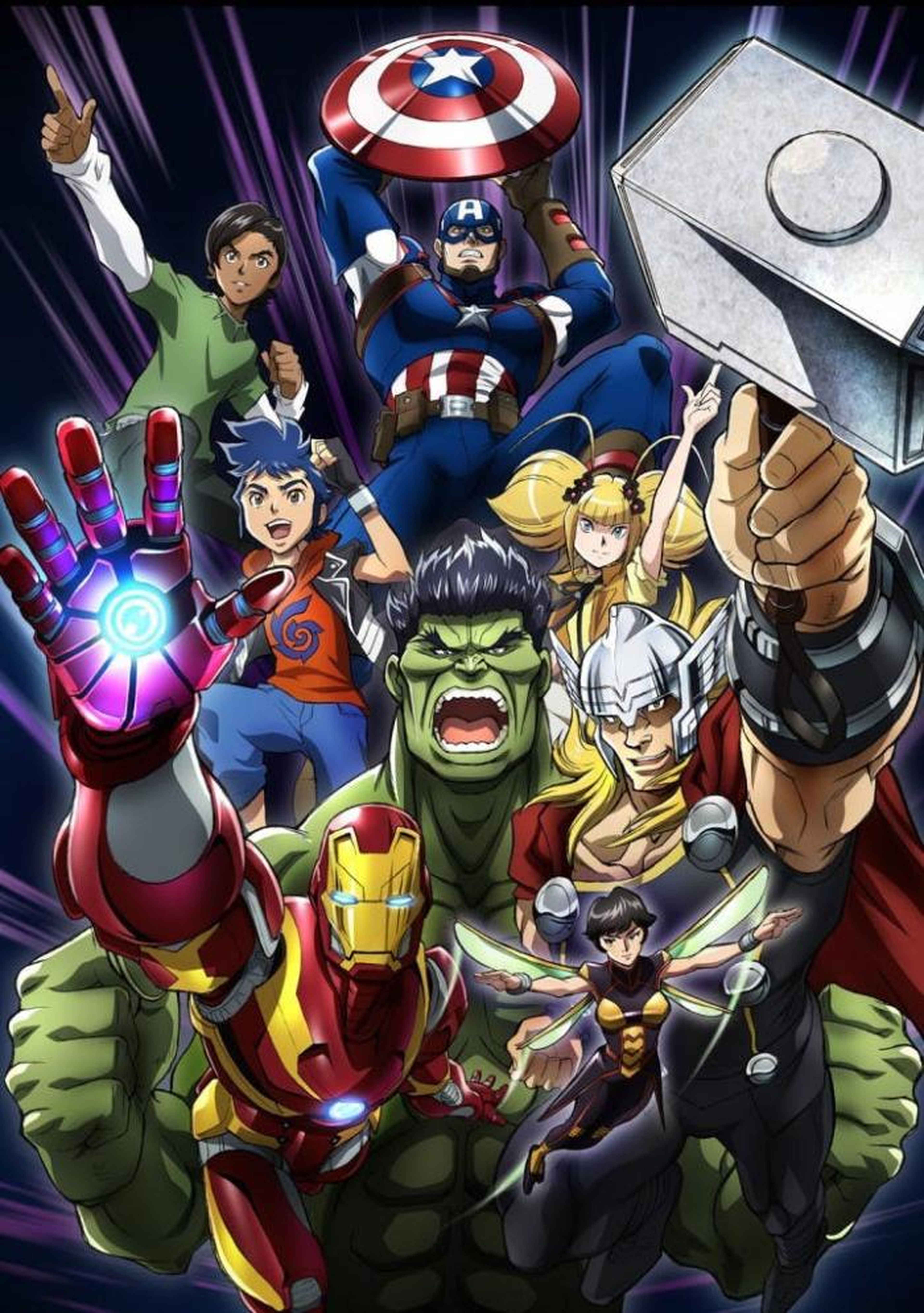 Los Vengadores - serie de anime de Marvel