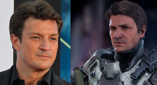 Nathan Fillion - Halo 5: Guardians Actores y famosos en los videojuegos