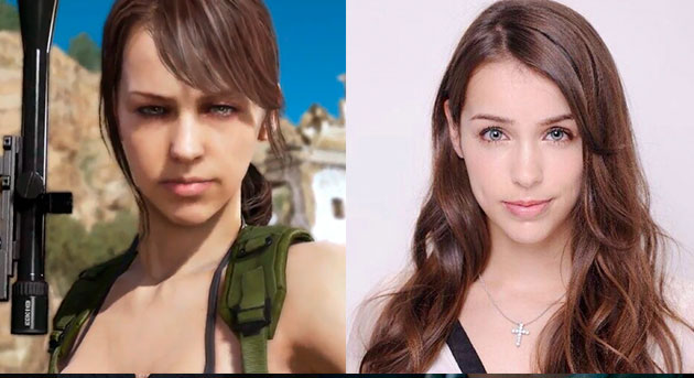 Stefanie Joosten - Quiet (Metal Gear Solid V: The Phantom Pain) Actores y famosos en los videojuegos