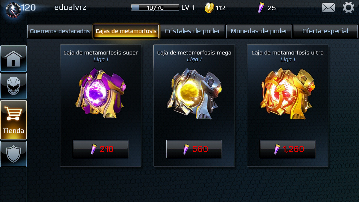 Cajas Power Rangers Legacy Wars Cajas Power Rangers Legacy Wars