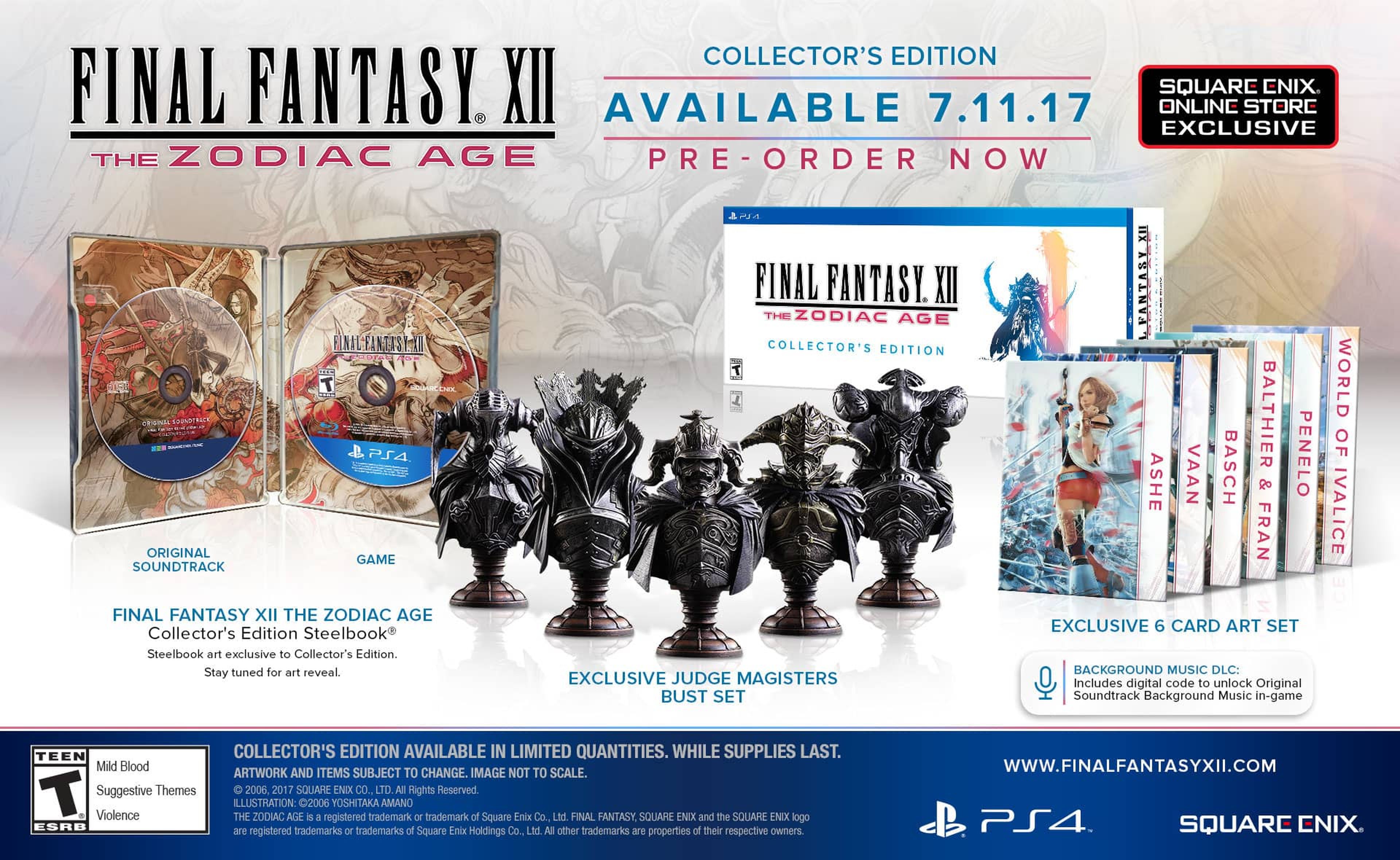 Final Fantasy XII: The Zodiac Age - Ediciones especiales