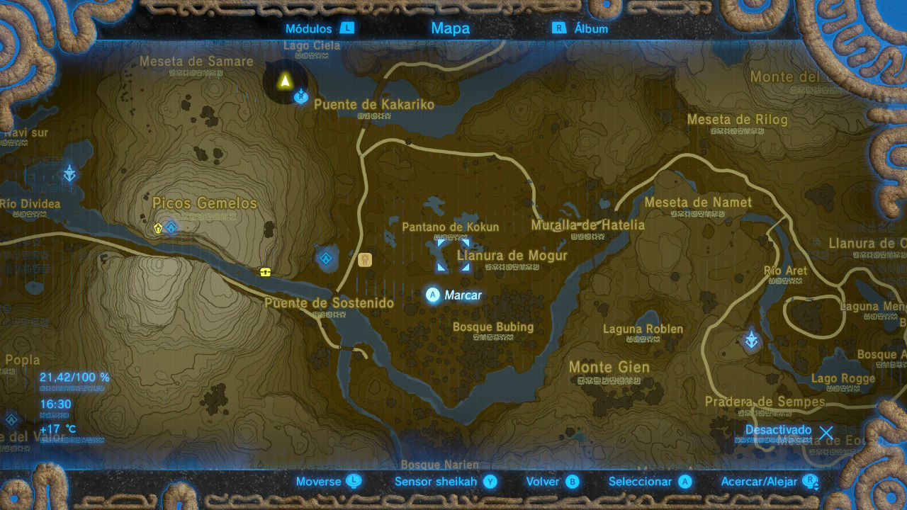 Guía The Legend of Zelda Breath of the Wild - Localización de todos los recuerdos Zelda Breath of the Wild recuerdos