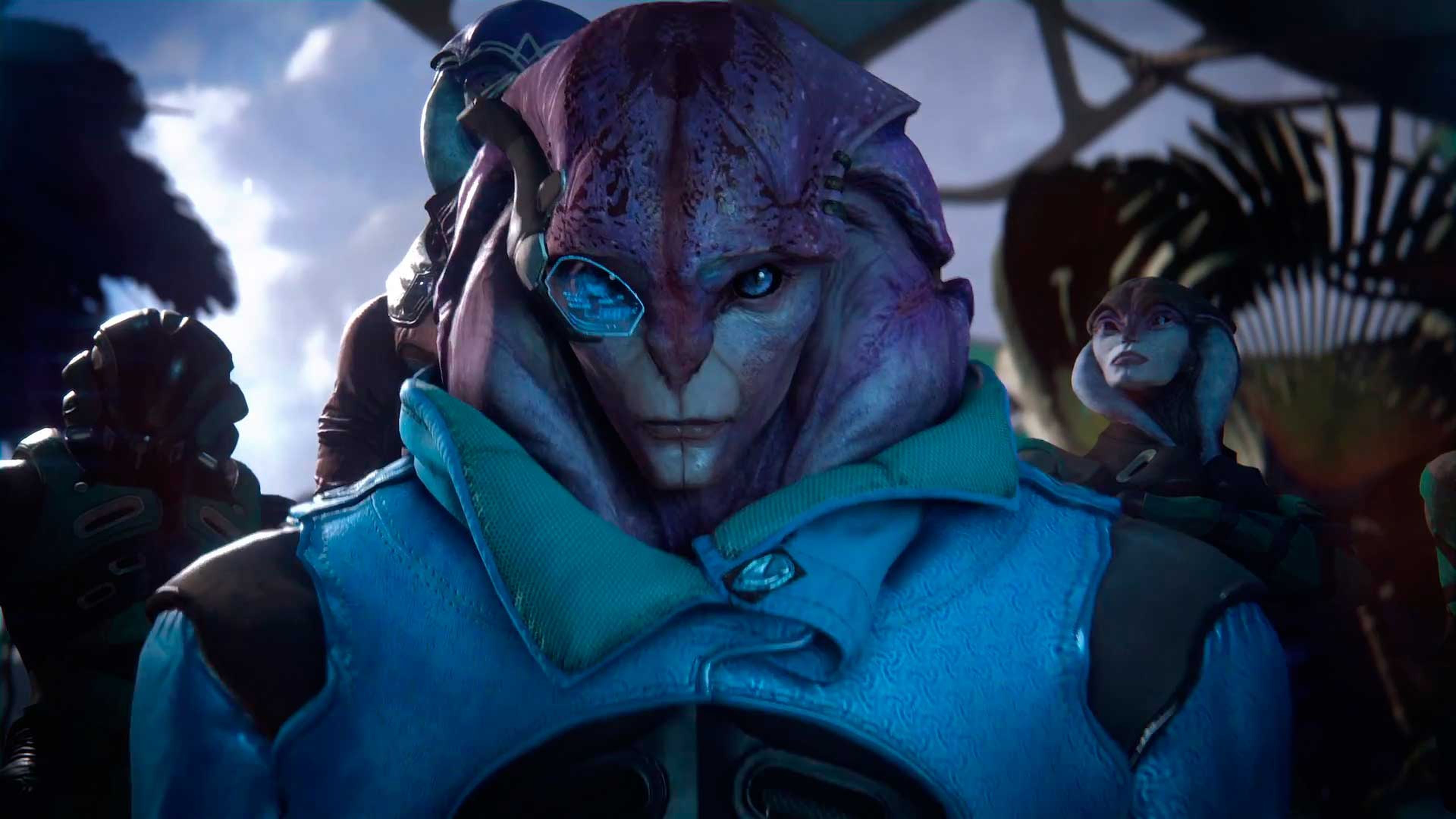 Jaal, un personaje muy especial de Mass Effect Andromeda que no ha llegado desde la Vía Láctea, sino que es autóctona de Andromeda.