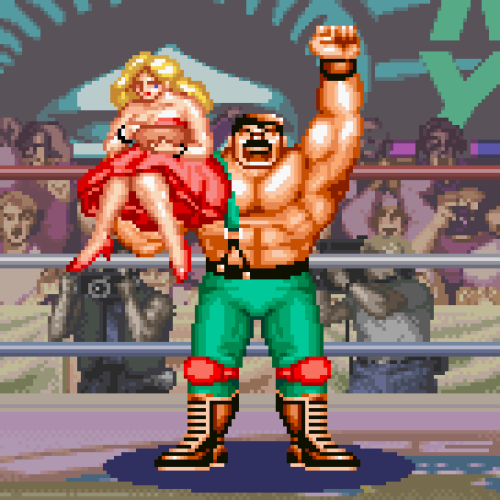 Mike Haggar y Jessica Padres de videojuegos