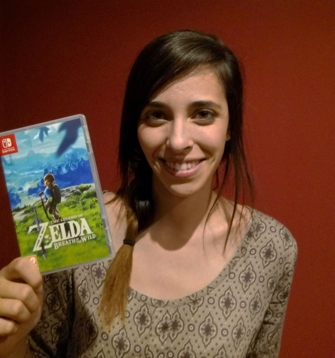 Nerea Alfonso, voz de Zelda en español en The Legend of Zelda Breath of the Wild Voz Zelda español Breath of the Wild