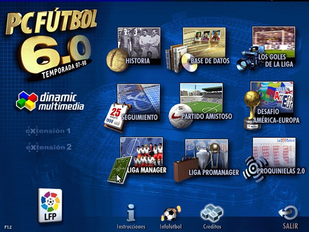 PC Fútbol 6.0 PC Fútbol