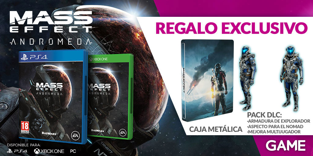 Regalos de reserva de Mass Effect Andromeda en GAME Regalos de reserva de Mass Effect Andromeda en GAME